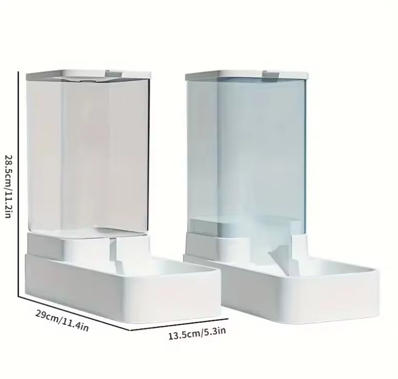 Automatic Dog Feeder & Water Dispenser – Gravity Pet Food and Water Station