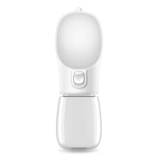 Pet Travel Water Bottle with Food Storage & Bowl